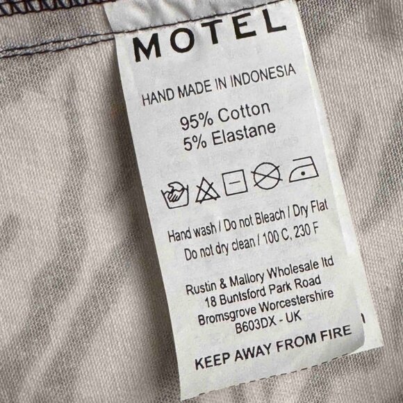 NWT MOTEL ROCKS Y2K  BADDIE GRUNGE DOPE MINI SKIRT NEO PUNK XS - Picture 5 of 6